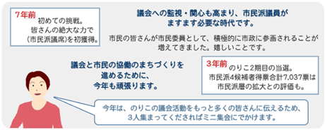 市民派議員がますます必要な時代です